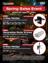 WALLENSTEIN Spring SALES Event at Canadian Equipment Outfitters