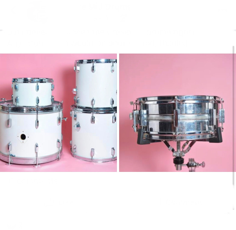pearl-60s-vintage-drum-set-20-12-14-16-pearl-metal-snare-mij-drums