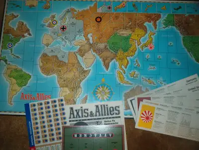 Axis and Allies World War II 2 Board Game Complete, View more