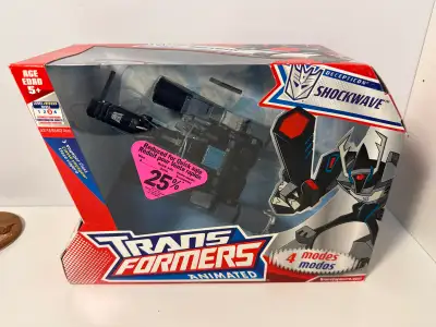 Transformers Animated Shockwave MISB, View more