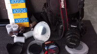 Nikon F80 SLR Camera w/ Tamrom Zoom Lens