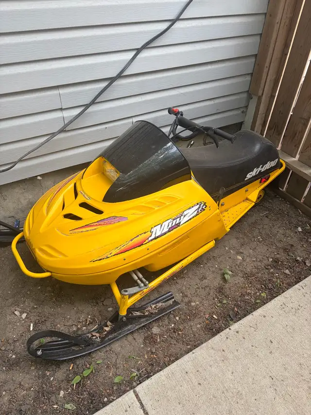 Ski-Doo Mini Z Youth Snowmobile - Runs Great