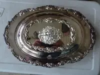 Silver Serving Dish with Lid