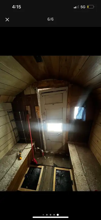 ice fishing shack , View more