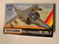 Matchbox BAe Harrier Jet 1/72 Model Kit (New, Sealed)