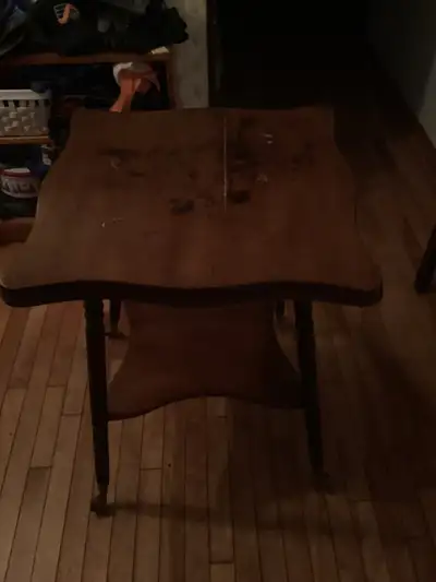 ForSale: Vintage Table with shelf, View more