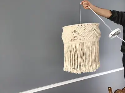 IKEA Macrame Light Fixture, View more