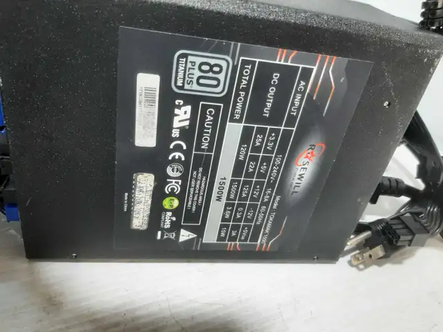 Rosewill 1500W PSU in System Components in City of Montréal - Image 6