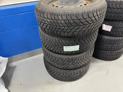 Goodyear Ultra Grip winter tires with steel rims and sensors fits 2020 Ford Edge Bolt pattern: 5x108...