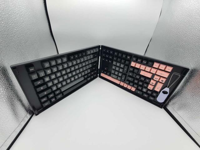  Akko Black&Pink 229-Key Cherry Profile Keycap Set  in Mice, Keyboards & Webcams in Mississauga / Peel Region - Image 3