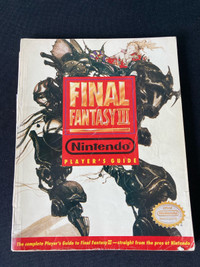 Vintage Nintendo Player's Guide Final Fantasy 3 Book comic