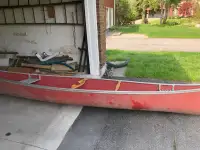 Used fibreglass canoe for sale