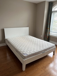 IKEA Queen bed with mattress 