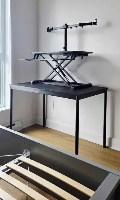 IKEA SANDSBERG + VIVO Standing Desk Converter, View more