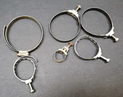 6 Hose Clamps 1, 2.75, 2.5 to 3, & 3.25-inch – 6/$15, View more