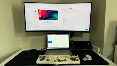 New - Dell s3422dwc ultrawide monitor, View more