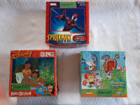 Casse-tête (3) (Spiderman, Bob l'Éponge et Lilo & Stitch).