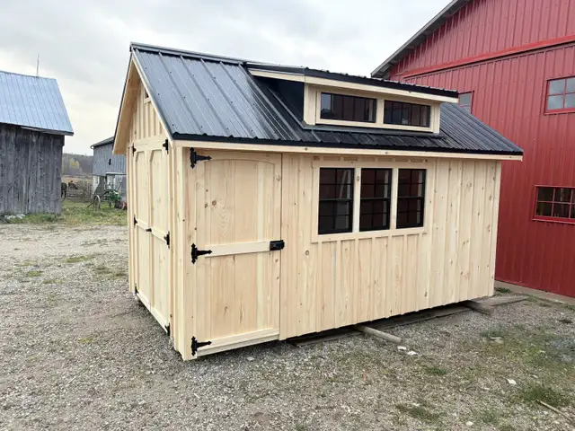 8x14 shed with dormer WINTER PRICING STILL! in Outdoor Tools & Storage in Owen Sound - Image 3