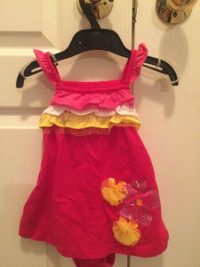 Girls new  dress with tags - 2 pieces size 9-12 months