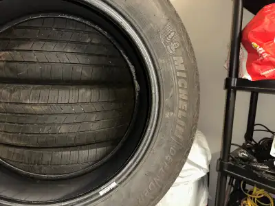 215 65 17 is the size Theyre low on tread so you will most likely only get one season out of them $1...