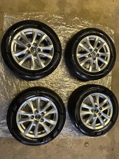 ALL SEASON / SUMMER 205/60-R16 Tires for sale 4 Barely used like new tires with rim. 95% tread Good...