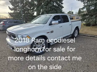 2018 dodge ram ecodiesel for sale works good, just needs new windshield 228950km. Located in Bow isl...