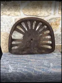 Cast Iron Tractor Seat 