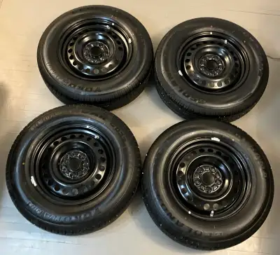 - Wheels And Tires - Steel Wheels - 16" Diameter - 6.5" Width - 46mm Offset - 5x114.3 PCD - 67.1 mm...