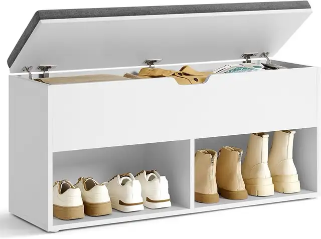 Shoe Bench, Storage Bench with Compartments, Shoe Shelf in Storage & Organization in Markham / York Region - Image 9