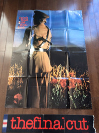 Affiche du disque The final cut et carton de Pink Floyd.