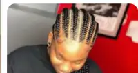 Cornrows braid for natural hair only and $25 