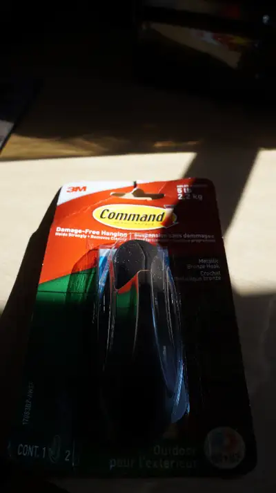 3M  COMMAND OUTDOOR HOOK, View more