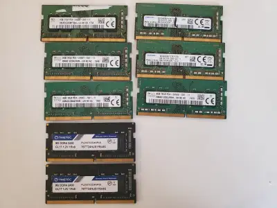 Laptop RAM DDR3, DDR4 and DDR5, from $20, View more
