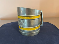 Vintage 1950's Foleys Sift-Chine Triple Screen Sifter