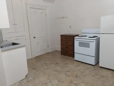 Everthing included - heat, hot water, electricity, internet, some furniture, parking. Rent is $838....