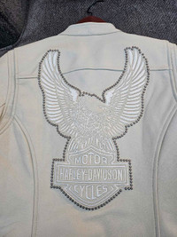 Womens small Harley Davidson leather riding gear 