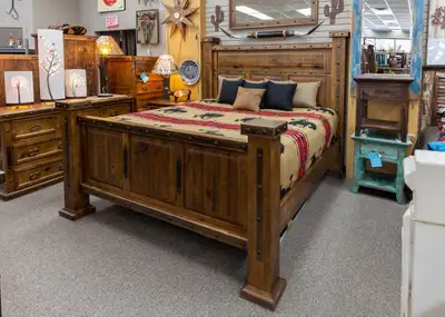 Santa Fe King Size Bed and Spring Boxes, View more