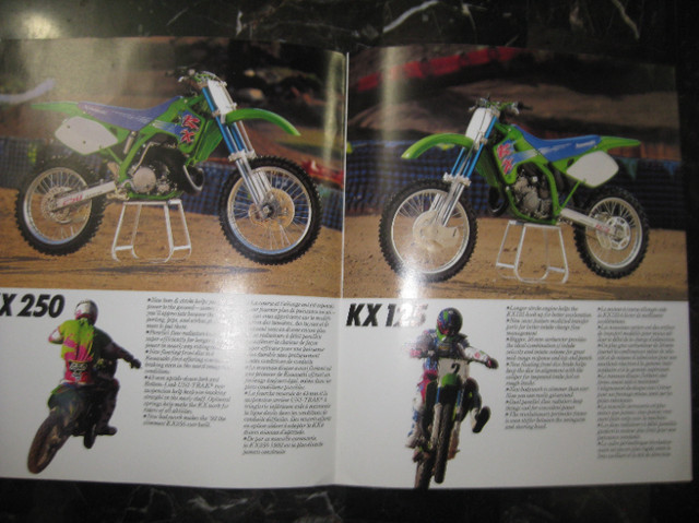 Kawasaki Motorcycle KX 500/250/125 Brochure x9 - $135.00 obo in Other in Kitchener / Waterloo - Image 4