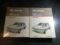 1998 Lexus LS 400 Factory Repair Manuals UCF20 4.0L 1UZ-FE V8