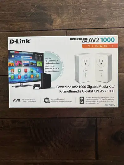 D-Link Powerline AV2 1000 adapters , View more