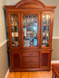 Wooden and Glass Cabinet for display and storage