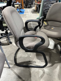 Matching Padded Reception chairs with arms x4