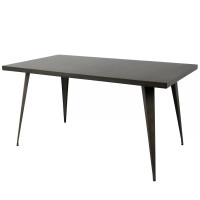 Marie Steel Dining Table 30" H x 59" L x 32" W