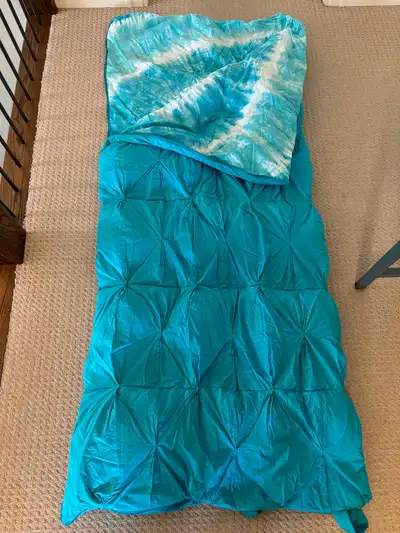 Reversible Pottery Barn Teen sleeping bags. Dimensions are 75” x 32”. Never really used. $20 each. *...