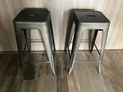 Structube HUDSON iron counter stool (Set of Two), View more