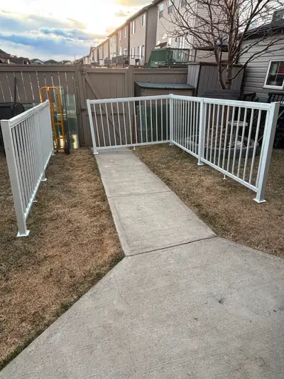 White Aluminum Deck Railing (Around 26 Feet), View more