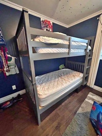 Heavy Duty Twin over Twin Bunk Bed (Can beSplit into 2 Beds) Peterborough Peterborough Area Preview
