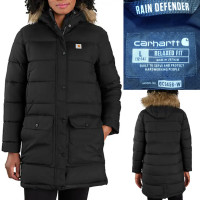 Carhartt Montana Relaxed Fit Insulated Black Coat Size Large