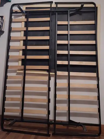 Base de lit double pliante sofa futon - (matelas non inclus), View more