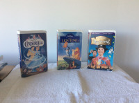 Walt Disney VHS Movies (Lot of 3)